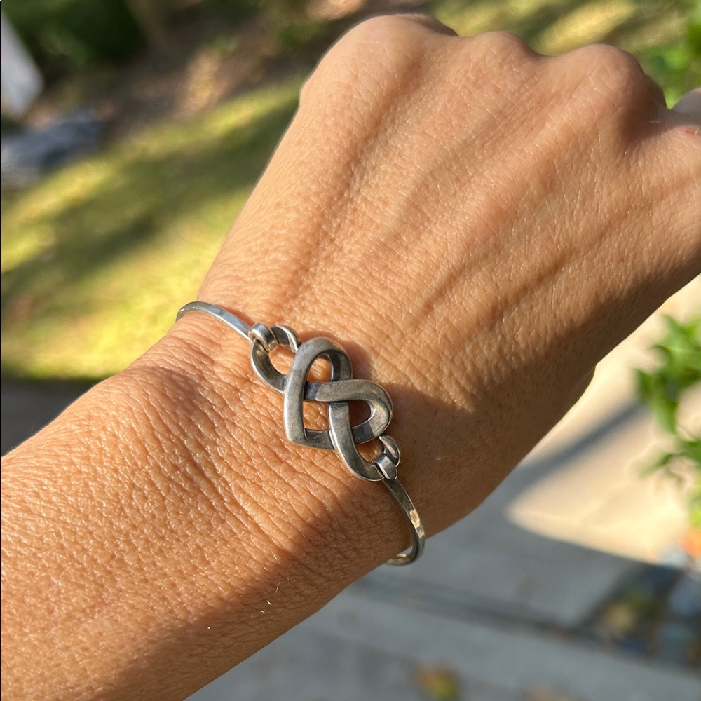 James Avery twisted heart bracelet